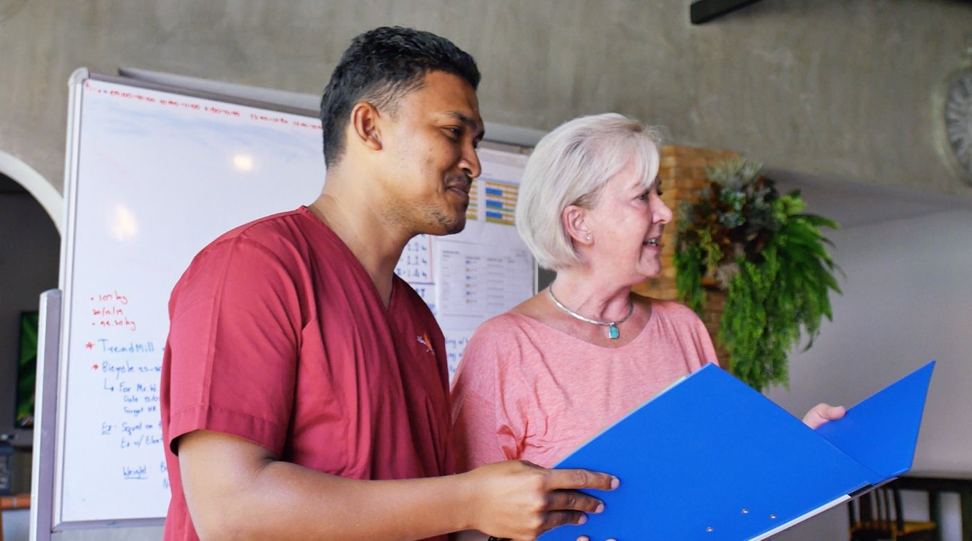 Schulung von Carewell-Service Mitarbeitern