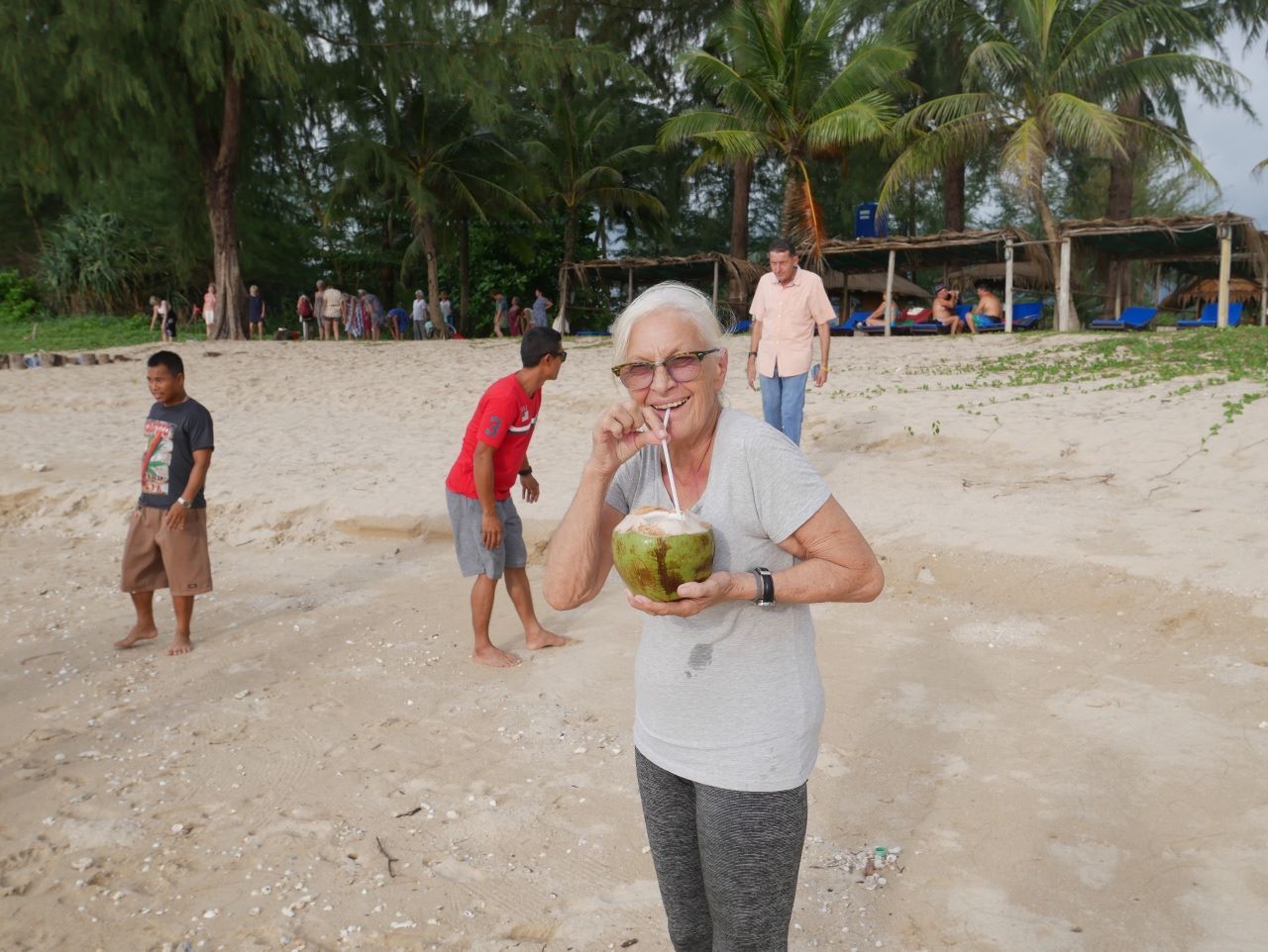 Spazieren am Strand