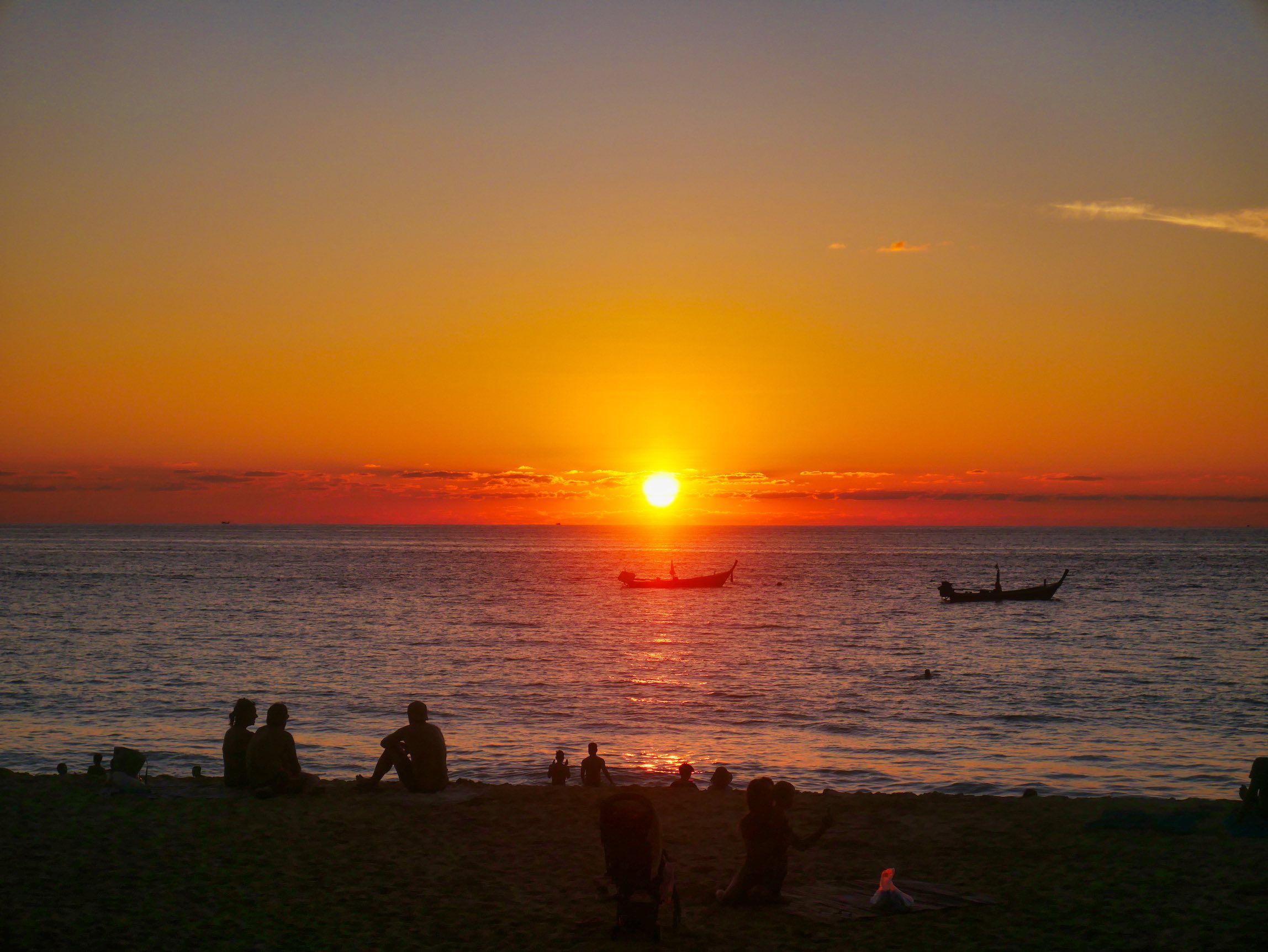Sonnenuntergang in Phuket